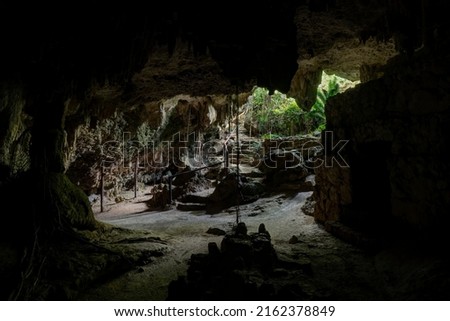                                Pixan Cave, Chaak Tun Cenote, Riviera Maya, Playa del Carmen, Mexico. Stock foto © 