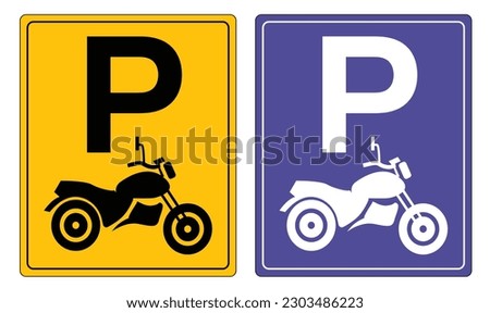 Parking zone vector. two wheeler, four wheeler, three wheeler,VIP parking area, Staff only parking space with vehicle symbols. Auto Rikshaw park stand, car park zone, motorcycle parking area. P icon  