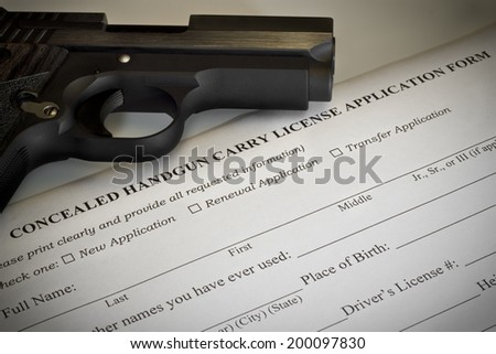 Concealed Handgun Permit Application