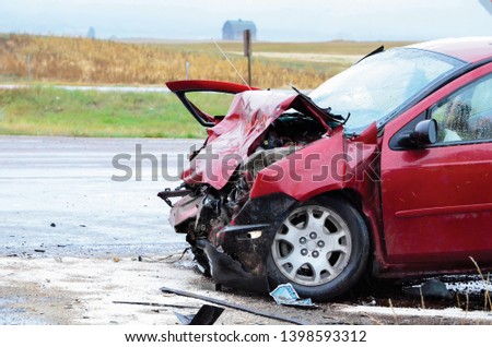 Similar – Image, Stock Photo total loss