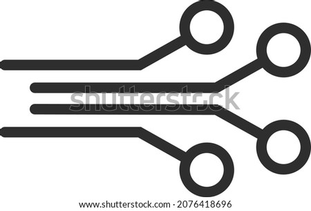 Electrical connectors icon with flat style. Isolated vector electrical connectors icon image on a white background.