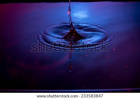 Purple splash