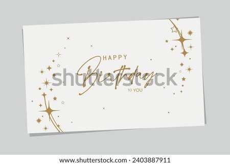 happy birthday text on white background.