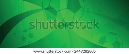 Modern background with soccer football ball.