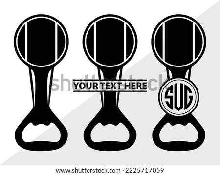 Climber Tools Monogram Printable Vector Illustration