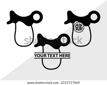 Climber Tools Monogram Printable Vector Illustration