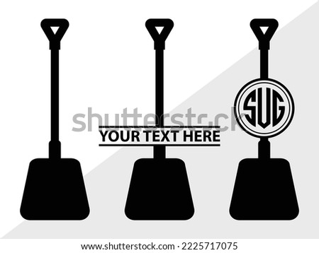 Climber Tools Monogram Printable Vector Illustration