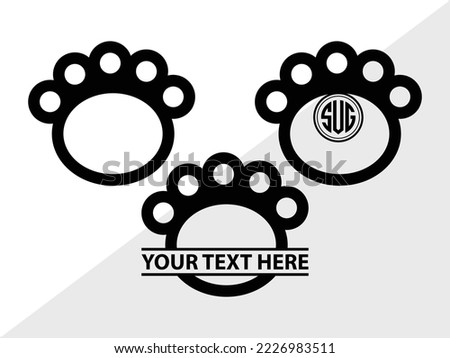 Mountaineers Tool Monogram Printable Vector Illustration