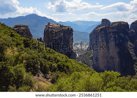 Similar – Foto Bild Kloster in Meteora, fotografiert durch ein Autofenster