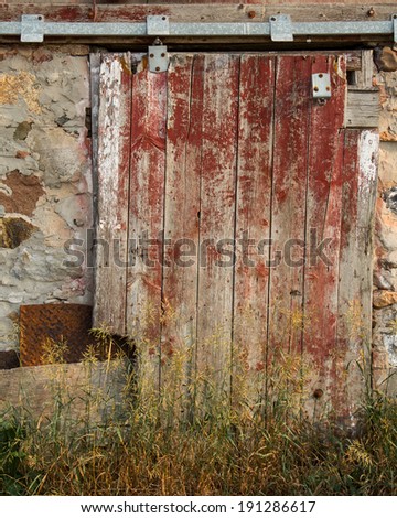 Textured Door - textured barn door from a weathered barn.