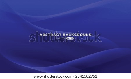 A smooth, abstract blue background featuring flowing lines and curves. The design is minimalistic, emphasizing a serene and modern aesthetic