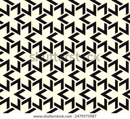 Geometric of Repeating pattern. Artistic vector of triangle shapes Seamless patterns tiles design.