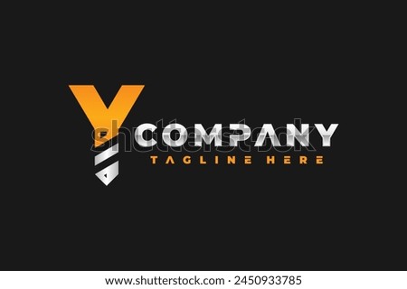 letter Y drill bit logo