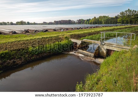 Similar – Image, Stock Photo Fence with plastic film