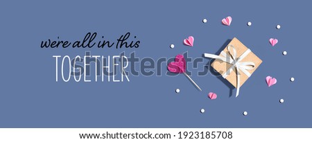 Similar – Image, Stock Photo For YOU! Love Gift