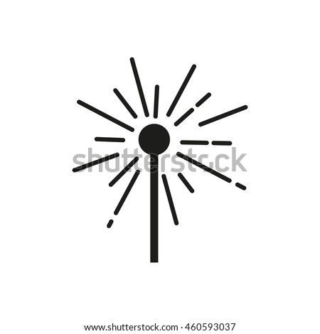 Laser Beam Icon, Stock Vector Illustration 460593037 : Shutterstock