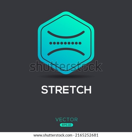 Creative (Stretch) Icon, Vector sign.
