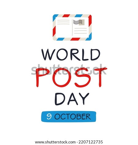 World Post Day, held on 9 October.
