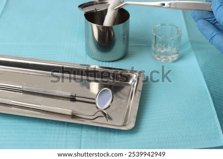 Similar – Image, Stock Photo Blurred dentists with tools