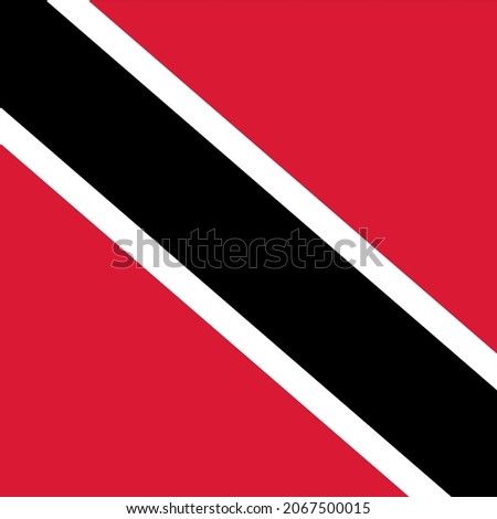 Trinidad and Tobago Square Country Flag Icon