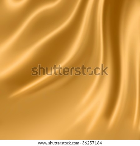 Smooth Elegant Gold Silk Fabric Stock Photo 36257164 : Shutterstock