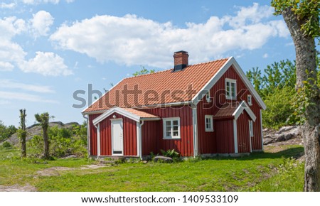 Similar – Image, Stock Photo Wooden houses in Sweden