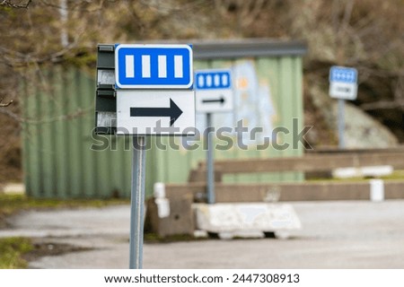 Similar – Image, Stock Photo empty expressway parking lot