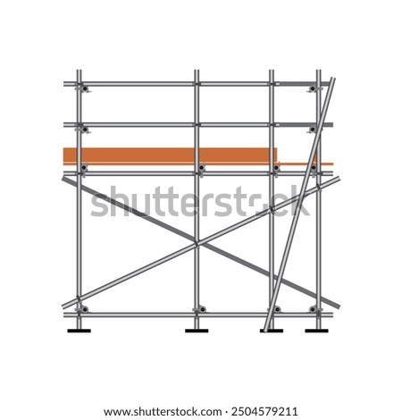 Image, Stock Photo scaffolding Scaffold Metal