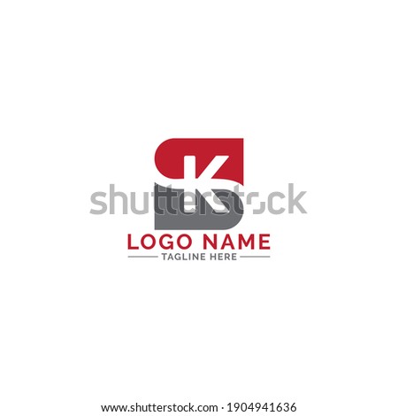 Letter SK, KS logo Vector vector template Stock fotó © 