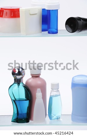 medicine cabinet isolated on white