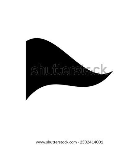 Flag icon vector on white background