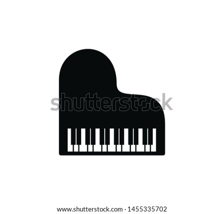 Piano icon ,music icon vector illustration