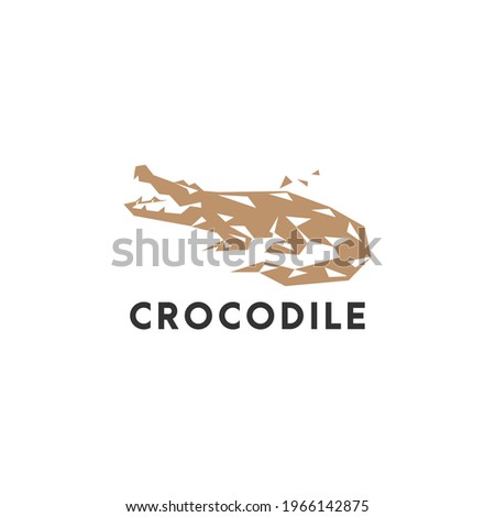 crocodile logo icon vector design