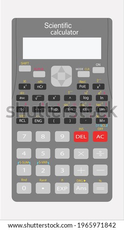 Scientific calculator design, off display
