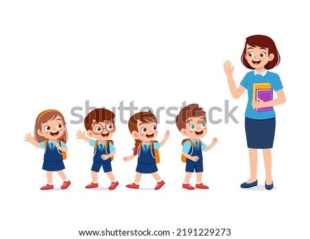 Kids Going To School Clipart | Free download on ClipArtMag