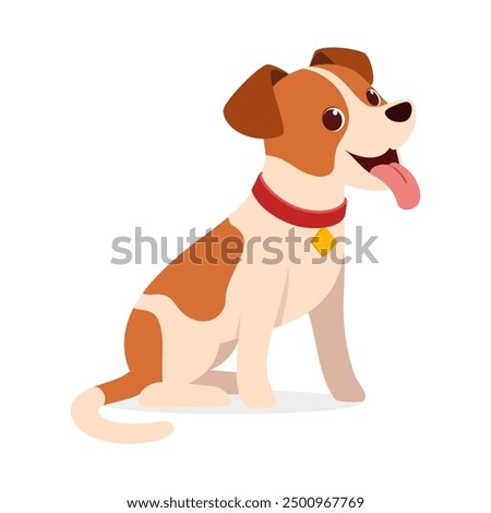 Similar – Image, Stock Photo cute jack russell dog at home. Halloween background decoration in bedroom with balloons, garland and pumpkins