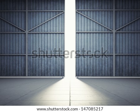 Similar – Foto Bild Alte Hangars Lagerhalle