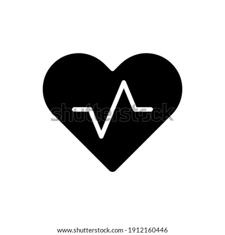 Health and wellness app black glyph icon. Fitness information under control. Recording and analyzing daily activities. Maintaining diet. Silhouette symbol on white space. Vector isolated illustration