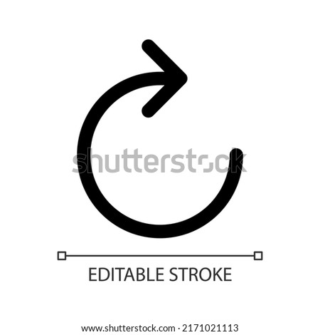 Fast backwards white linear ui icon. Multimedia player. Play at high speed. GUI, UX design. Outline isolated user interface element for app and web. Editable stroke. Arial font used