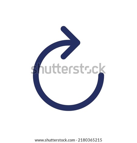 Repeat once white black glyph ui icon. Repetition of single item. Player control. User interface design. Silhouette symbol on white space. Solid pictogram for web, mobile. Isolated vector illustration