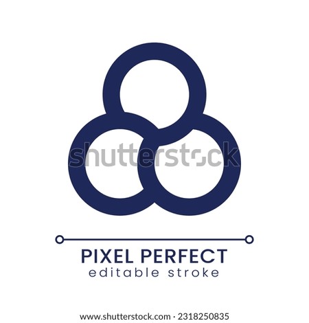 Filter pixel perfect linear ui icon. Overlay effect for video editing. Software tool. Change footage look. GUI, UX design. Outline isolated user interface element for app and web. Editable stroke