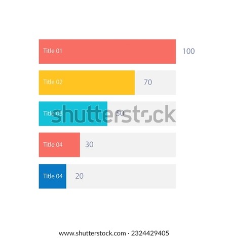 Voting results infographic chart design template. Election options. Public polling. Editable infochart with horizontal bar graphs. Visual data presentation. Myriad Pro-Regular fonts used