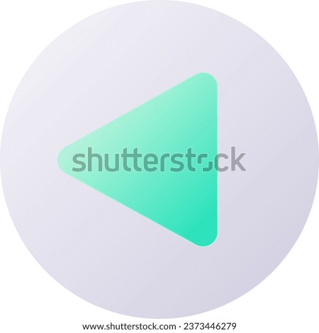 Replay button pixel perfect flat gradient two-color ui icon. Video and audio content. Player control. Simple filled pictogram. GUI, UX design for mobile application. Vector isolated RGB illustration
