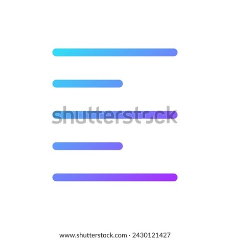 Text pixel perfect gradient linear ui icon. Full document translation. Information and data. Line color user interface symbol. Modern style pictogram. Vector isolated outline illustration