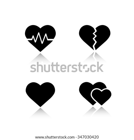 Vector Images Illustrations And Cliparts Heart Shapes Drop