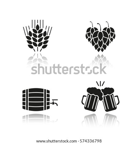 Similar – Image, Stock Photo Glasses of whiskey casting shadows on table