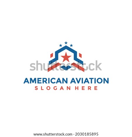 American Aviation College Logo Design