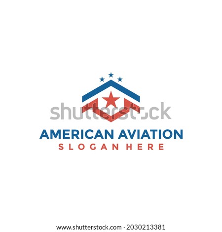 American Aviation College Logo Design