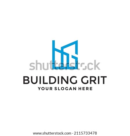 Building Grit Logo Design Template