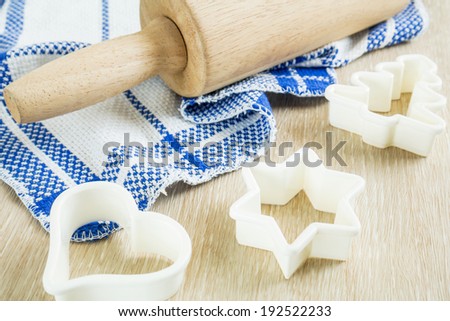 Pastry cutter and rolling pin